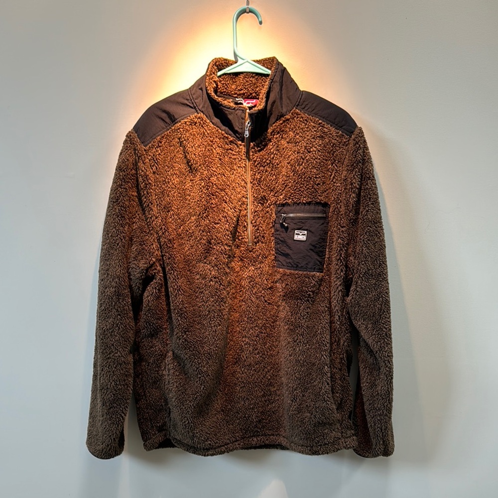 Brown Fleece Kimes Pullover